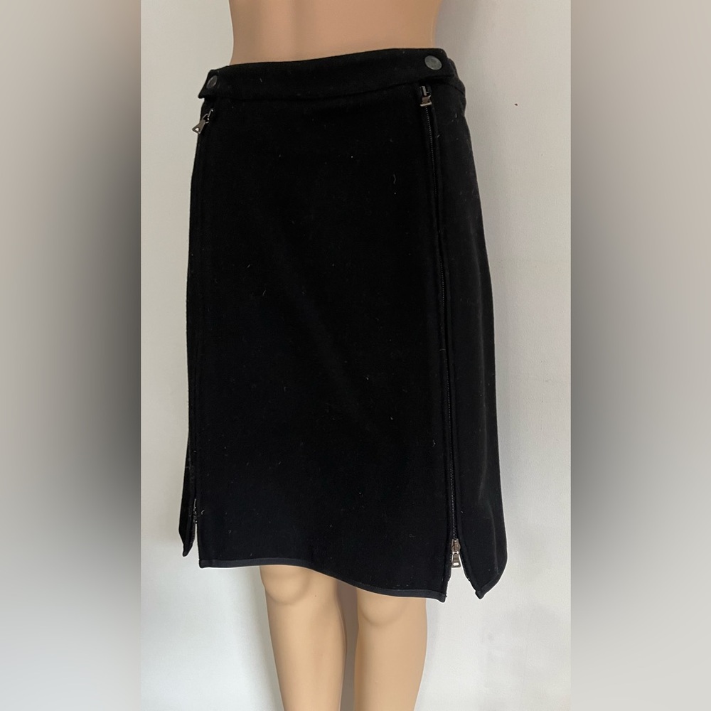 Vintage Prada Linea Rossa zippered skirt